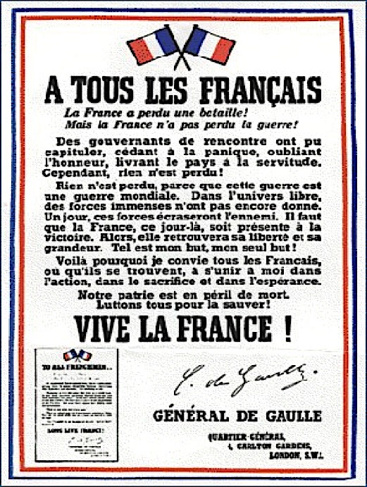 affiche France libre